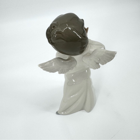 Lladro Angelic Angel Mime Glazed Porcelain Figurine - Picture 5 of 9